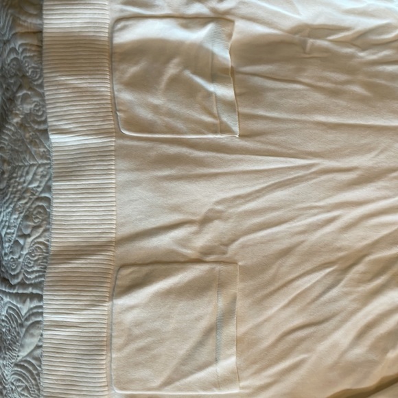 Jeanne Pierre 3/4 Sleeve Sweater, Cream, Medium NWT - Picture 4 of 10